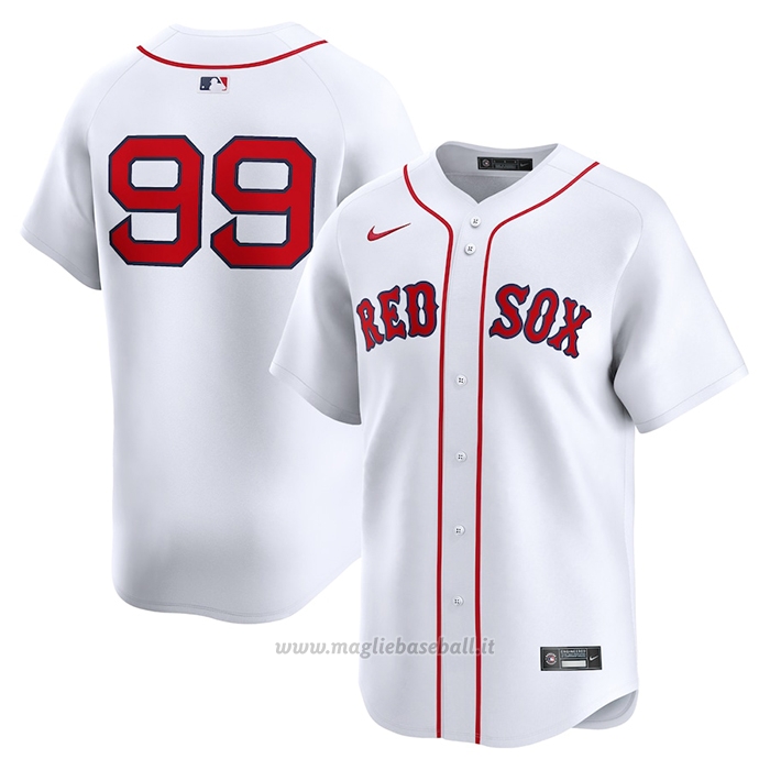 Maglia Baseball Uomo Boston Red Sox Alex Verdugo Home Limited Bianco